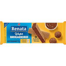 BISCOITO WAFER BRIGADEIRO RENATA - 115G