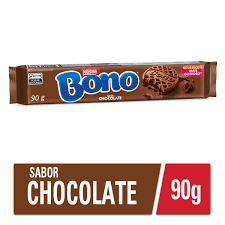 Biscoito Bono Recheado Sabor Chocolate - 90G