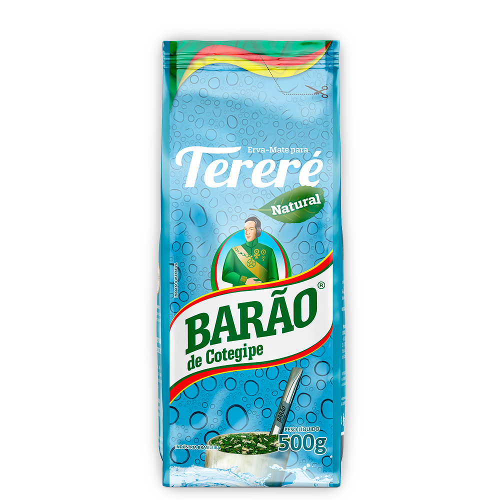 Composto de Erva-Mate Terere Natural 500g - BARÃO DE COTAGIPE