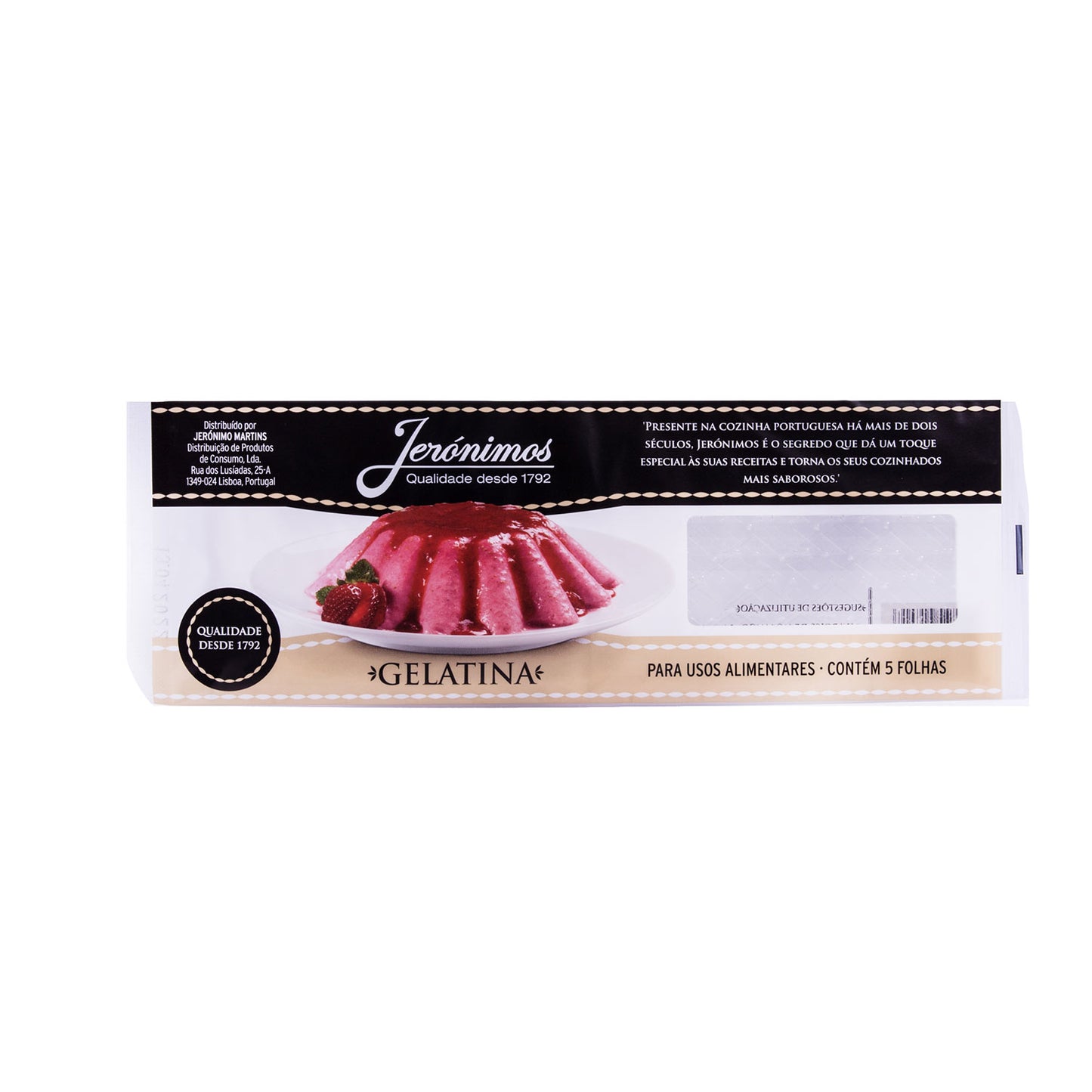 Gelatina Neutra Jeronimo 5 folhas