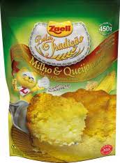 Mistura para Bolo Sabor Milho e Queijo Cremoso 450g - ZAELI