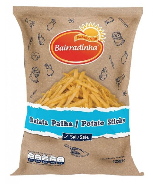 Batata Palha Grossa 125g - BAIRRADINHA