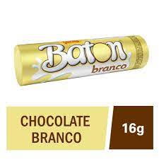 Chocolate Branco Baton  16g- GAROTO