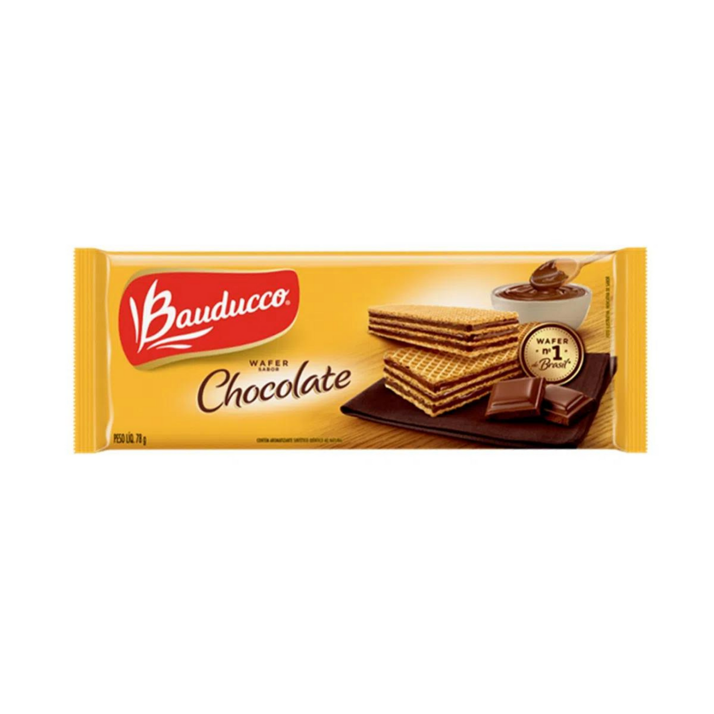 Wafer Sabor Chocolate 78g - BAUDUCCO