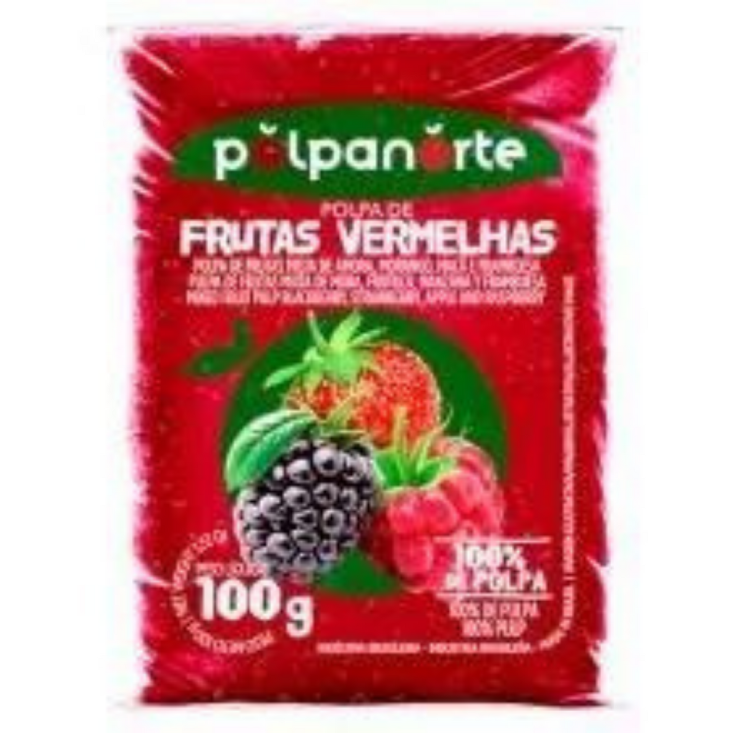 Polpa de Frutas Vermelhas 100g - POLPANORTE