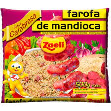 Farofa de Mandioca Sabor Calabresa 500g - ZAELI