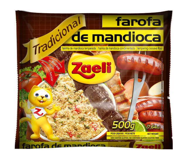 Farofa de Mandioca Tradicional 500g - ZAELI