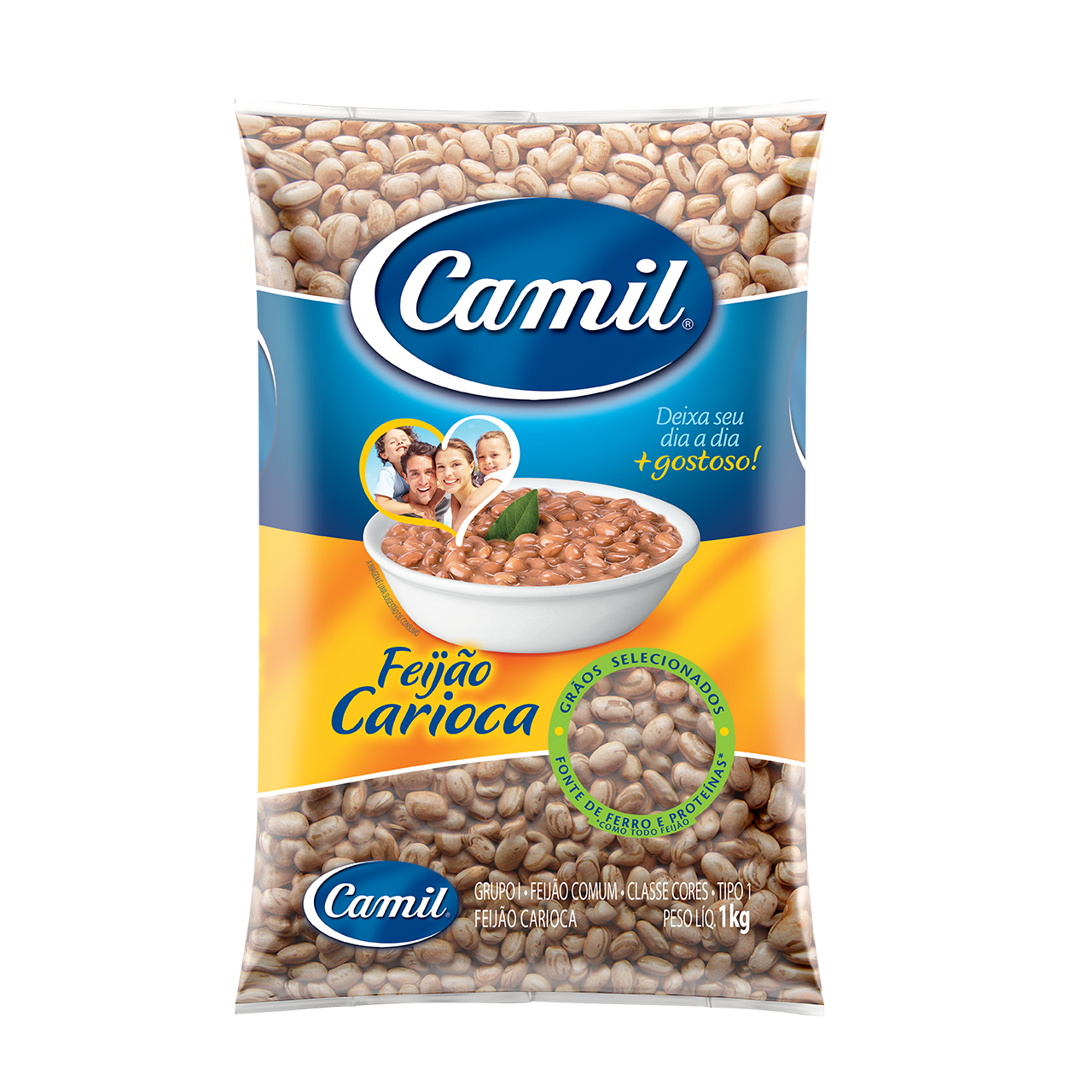 Feijao Carioca 1kg - CAMIL