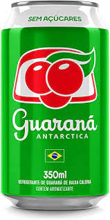 Guarana Antarctica ZERO sem açucar, Lata 330ml - GUARANA ANTARCTICA