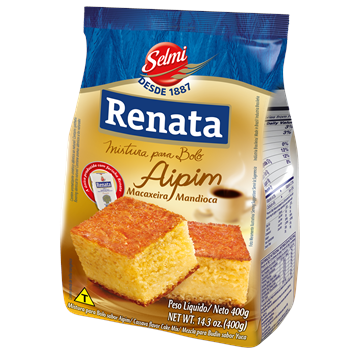 Mistura para Bolo Sabor Aipim 400g - RENATA