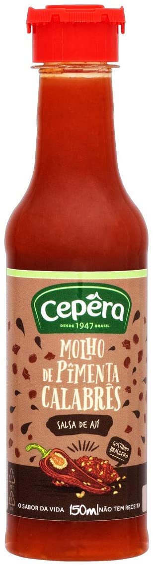 Molho de Pimenta Calabresa Ají Sal 150ml - CEPÊRA