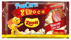 PIPOCA MICROONDAS BACON ZAELI - 100G