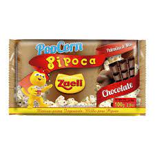 PIPOCA MICROONDAS CHOCOLATE ZAELI - 100G