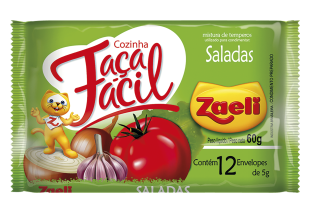 TEMPERO FAÇA FÁCIL SALADAS 60g - ZAELI