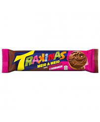 Trakinas Recheado Sabor Chocolate e Morango 126g - MONDELEZ