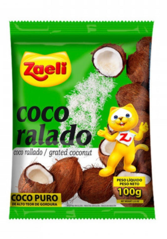 Coco Ralado 100g - ZAELI