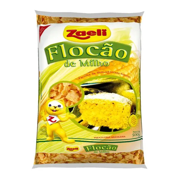 Produto Flocão De Milho Zaeli 500g