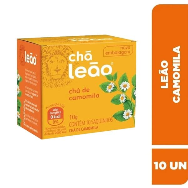 Produto Chá Leão Camomila 10 Sachês de 10G