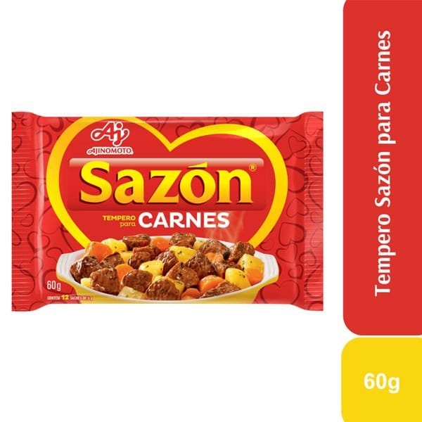 Produto Tempero em Pó para Carnes Sazón 60g