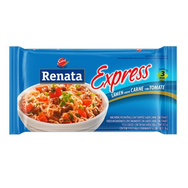 Produto Macarrão Instantâneo Lámen Carne com Tomate Renata 88g