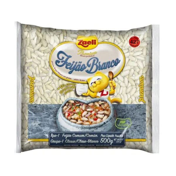 Produto Feijão Branco Zaeli 500g