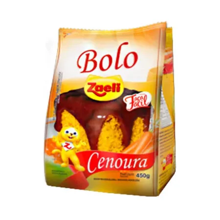 Produto Mistura para Bolo Cenoura Zaeli 450g