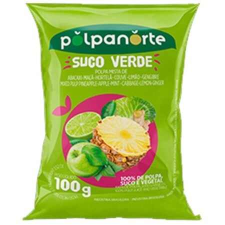 Produto Polpa de Fruta Suco Verde Polpanorte 100g