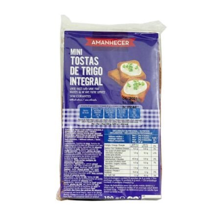 Produto Mini Torrada Integral Amanhecer 120g