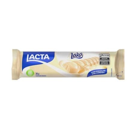 Produto Barra de Chocolate Branco Laka Lacta 34g