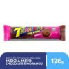 Produto Biscoito Recheado Meio a Meio de Chocolate e Morango Trakinas 126g