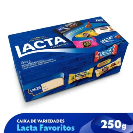 Produto Caixa de Bombons Variedades Chocolate Lacta Favoritos 250,6g