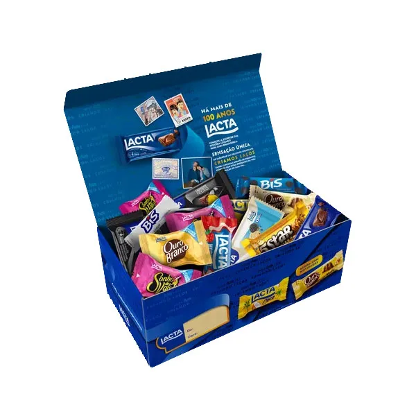 Produto Caixa de Bombons Variedades Chocolate Lacta Favoritos 250,6g