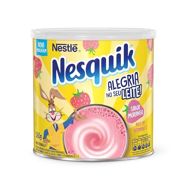 Produto Nesquik Morango Nestlé 380g