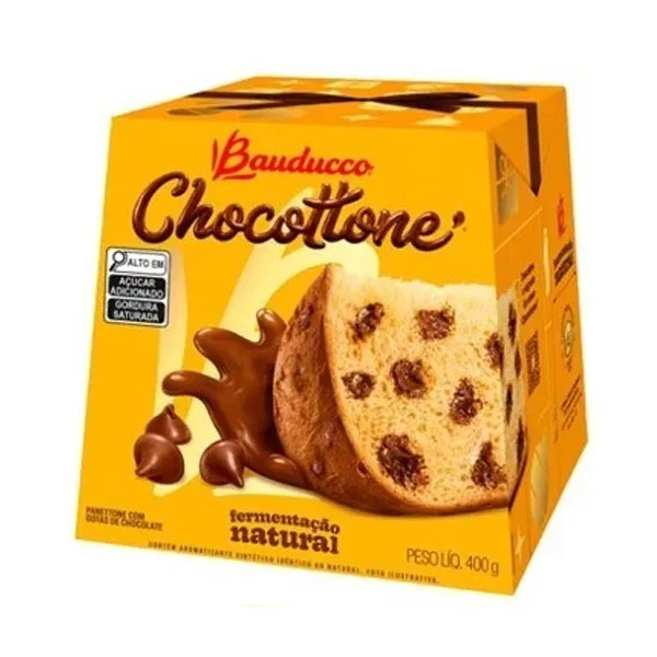 Produto Chocottone com Gotas de Chocolate Bauducco 400g