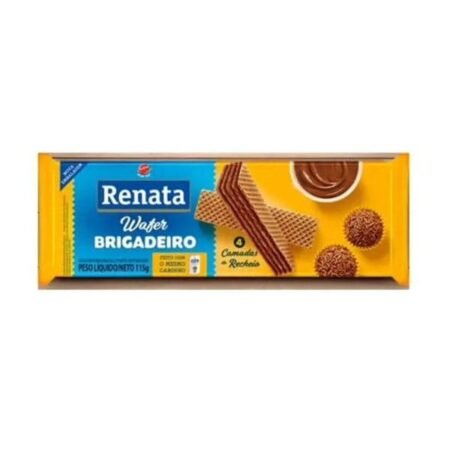 Produto Biscoito Wafer Brigadeiro Renata 115g