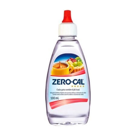 Produto Adoçante Líquido Sacarina Zero Cal 100ml