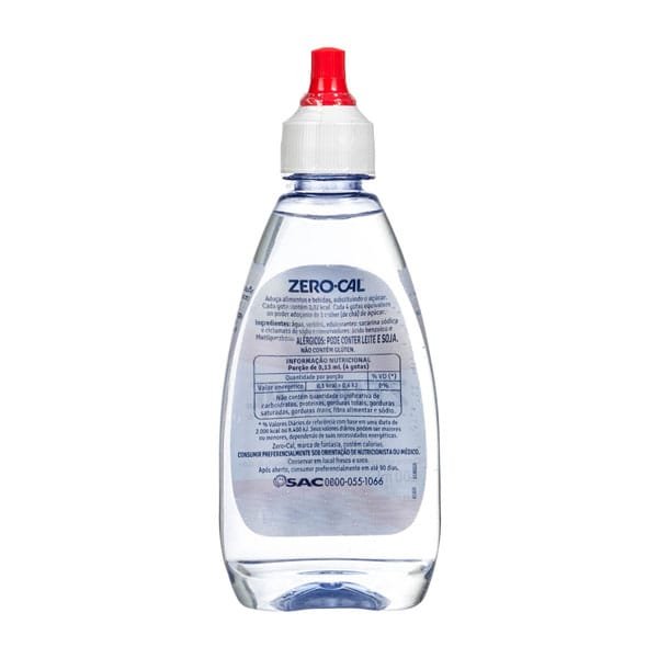 Produto Adoçante Líquido Sacarina Zero Cal 100ml