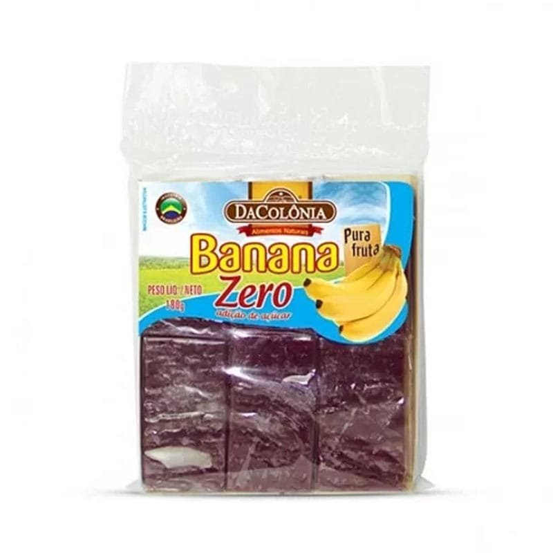 Produto Banana Zero Açúcar Da Colônia 180g