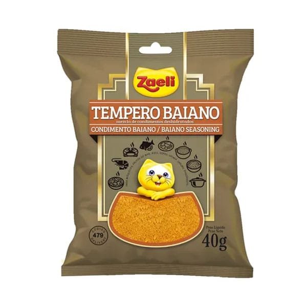 Produto Tempero Baiano Zaeli 40g