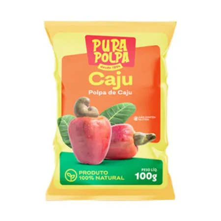 Produto Polpa de Cajú Pura Polpa 100 g