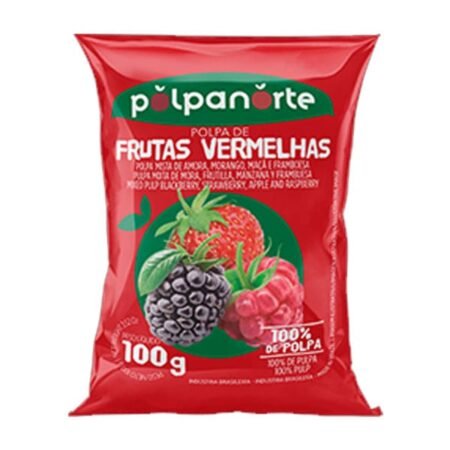 Produto Polpa de Frutas Vermelhas Polpanorte 100g