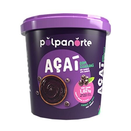 Produto Açaí com Guaraná Polpanorte 1,02kg