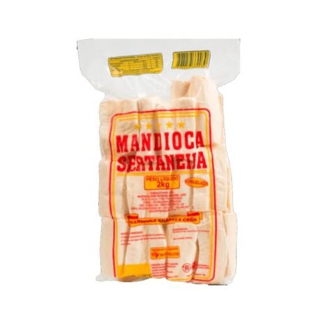 Produto Mandioca Amarela Congelada Sertaneja 2kg