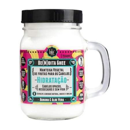 Produto Máscara Hidratante Be(M)dita Ghee Hidratação Banana e Aloe Vera Lola Cosmetics 350g