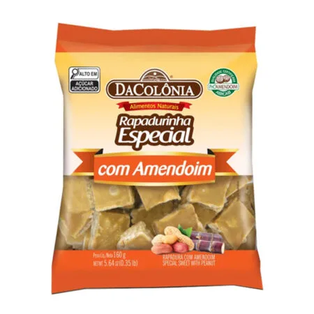 Rapadurinha Especial com Amendoim DaColônia 160g