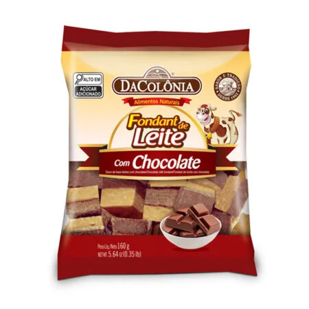 Fondant de Leite com Chocolate DaColônia 160g