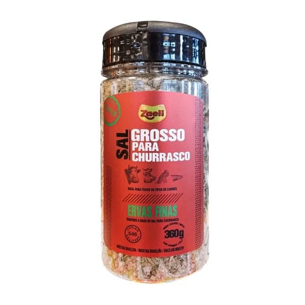 Sal Grosso Ervas Finas Zaeli 360g