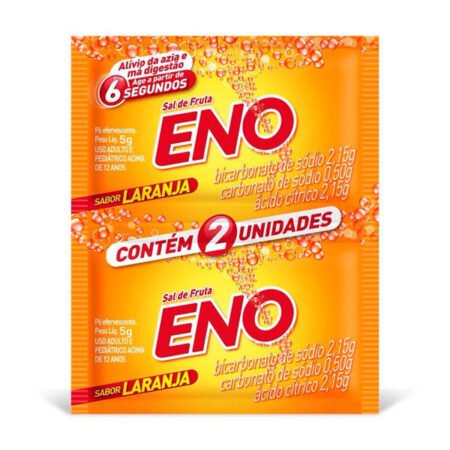 Sal De Frutas Eno Laranja 5g com 2unidades