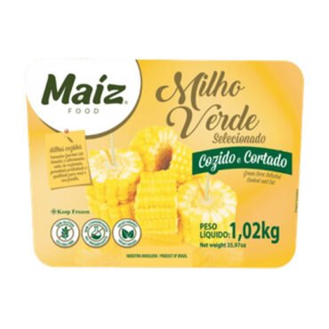 Milho Verde Cozido Congelado Maíz Food 1.02kg