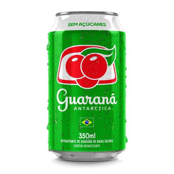 Guaraná Antarctica Lata Zero Açucares 350ml